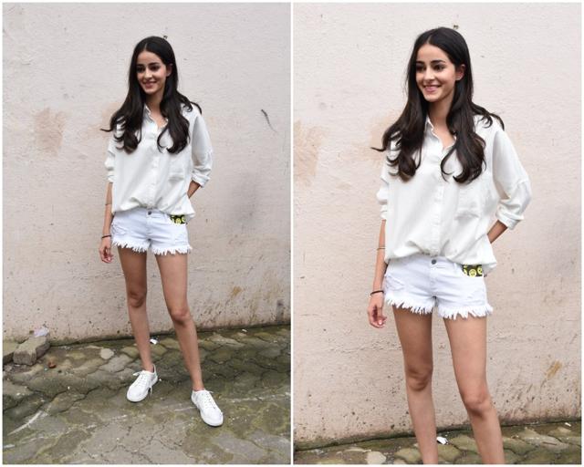 That’s a pretty girl: Ananya Panday poses for the camera. That’s a pretty girl: Ananya Panday poses for the camera.