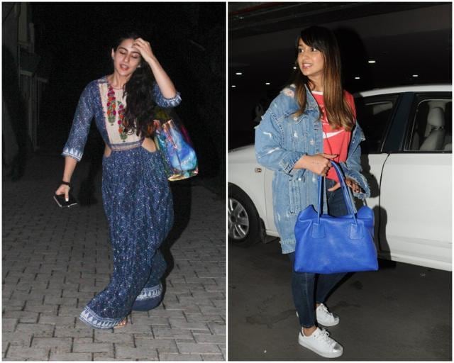 Sara Ali Khan returns from her yoga class in Bandra while Ileana D’Cruz returned to India. Sara Ali Khan returns from her yoga class in Bandra while Ileana D’Cruz returned to India.