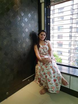 Ritika Shah at her home in Ghatkopar. Ritika Shah at her home in Ghatkopar.