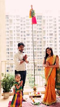 The Chaturyas’ 2BHK in Kalamboli has two bathrooms and a terrace. ‘It’s a perfect fit for my family of six,’ says Mayuresh. The Chaturyas’ 2BHK in Kalamboli has two bathrooms and a terrace. ‘It’s a perfect fit for my family of six,’ says Mayuresh.