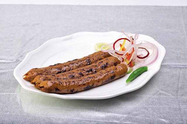 The kakori kebab has a thin membrane, which encases rich minced meat