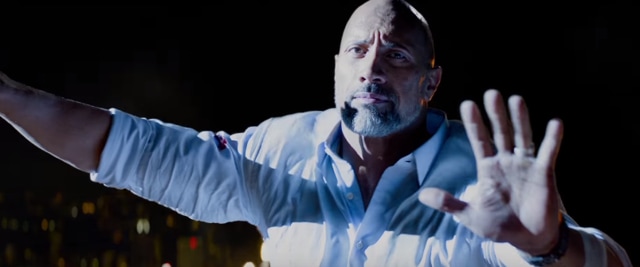 In Skyscraper, Dwayne Johnson is saving his family after being framed for a crime he didn’t commit!
