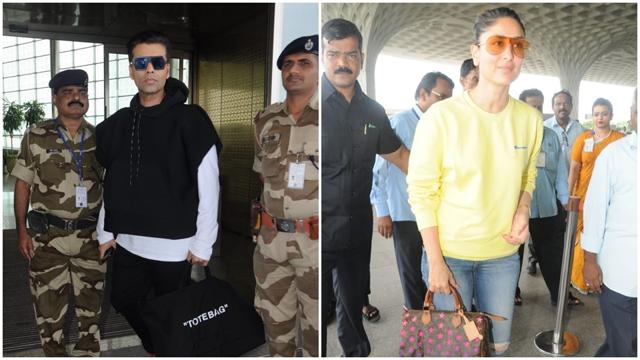 Karan Johar and his best friend Kareena Kapoor travelled to Delhi together for work. Karan Johar and his best friend Kareena Kapoor travelled to Delhi together for work.