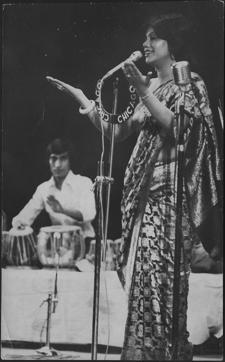Runa Laila on 13 April, 1979. (SN Sinha/HT Photo) Runa Laila on 13 April, 1979. (SN Sinha/HT Photo)