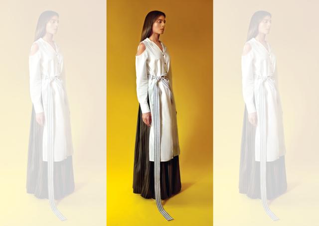 Draw attention to the lower part of your body with extra long belts. Dress and belt, Chola; pants, Two Point Two; shoes, Aldo (Dolly Haorambam) Draw attention to the lower part of your body with extra long belts. Dress and belt, Chola; pants, Two Point Two; shoes, Aldo (Dolly Haorambam)
