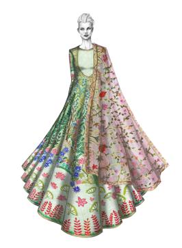 Sketch from his upcoming collection