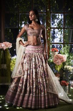 The collection titled, ‘Once Upon A Dream’, that took over meticulous 3.5 months to achieve, is an amalgamation of pastel tones and tender flora. The collection titled, ‘Once Upon A Dream’, that took over meticulous 3.5 months to achieve, is an amalgamation of pastel tones and tender flora.