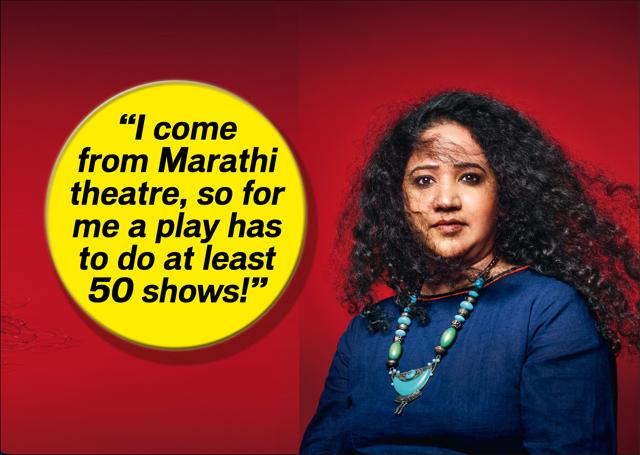 Rasika takes a stand on the contemporary socio-political issues through her protest plays. Dress, Vintage Earth (Prabhat Shetty) Rasika takes a stand on the contemporary socio-political issues through her protest plays. Dress, Vintage Earth (Prabhat Shetty)