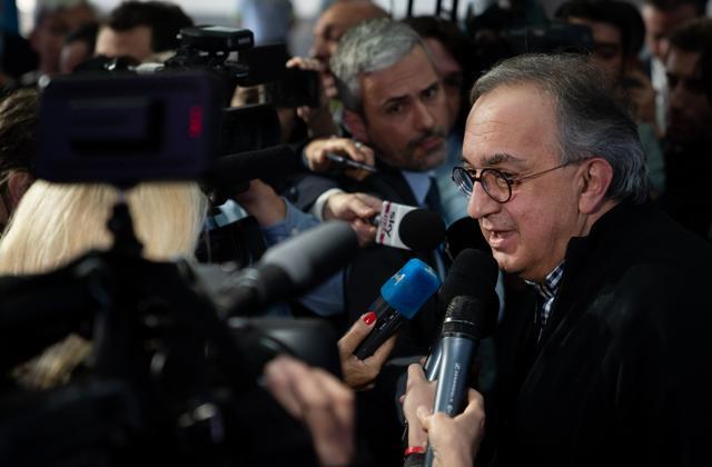 Sergio Marchionne, chief executive officer of Fiat Chrysler Automobiles NV, speaks to the media after a news conference in Turin on June 1, 2018. (Bloomberg) Sergio Marchionne, chief executive officer of Fiat Chrysler Automobiles NV, speaks to the media after a news conference in Turin on June 1, 2018. (Bloomberg)