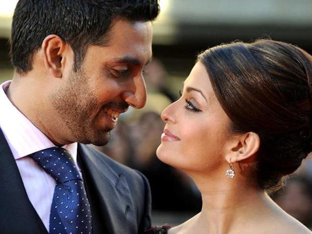 Aishwarya Rai Bachchan and Abhishek Bachchan are among the most popular Bollywood real-life couples. (AFP Photo) Aishwarya Rai Bachchan and Abhishek Bachchan are among the most popular Bollywood real-life couples. (AFP Photo)