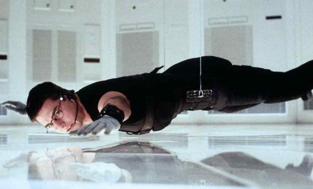 Besides giving us this iconic pose, there’s little to take away from the first Mission: Impossible film. Besides giving us this iconic pose, there’s little to take away from the first Mission: Impossible film.