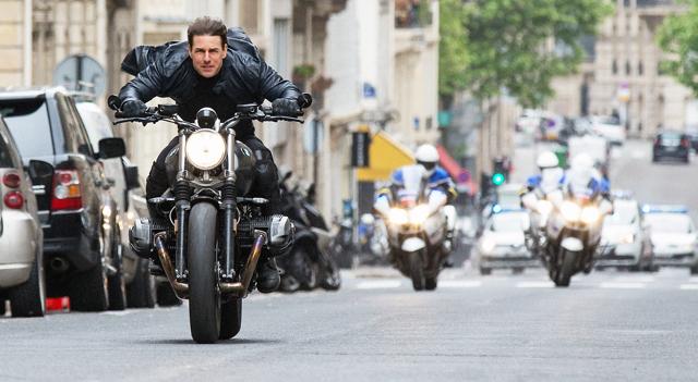 Tom Cruise rides a motorbike in Paris, in a still from Mission: Impossible - Fallout. Tom Cruise rides a motorbike in Paris, in a still from Mission: Impossible - Fallout.