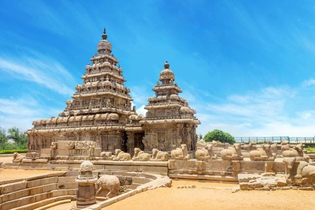 The East Coast Road passes through the historic monuments of Mahabalipuram. (Shutterstock) The East Coast Road passes through the historic monuments of Mahabalipuram. (Shutterstock)