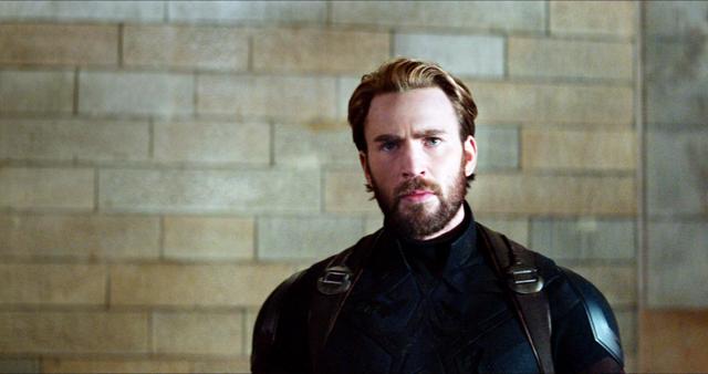 Chris Evans as Captain America in a still from Avengers: Infinity War. Chris Evans as Captain America in a still from Avengers: Infinity War.
