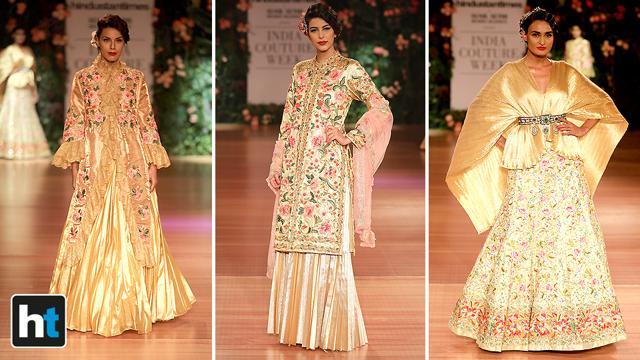 At India Couture Week 2018, Pallavi Jaikishan mixed retro and modern ...