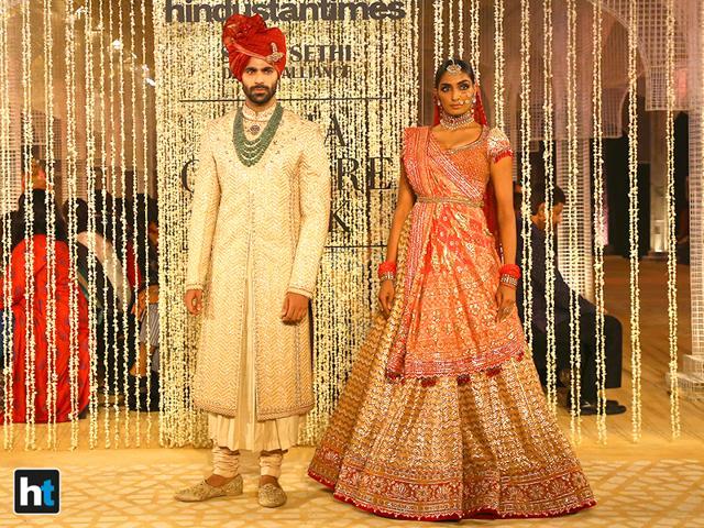 Luxe fabrics, impeccable craftsmanship, and elegant simplicity were hallmarks of this collection, which took the designer five months to create. (Raajessh Kashyap/HT Photo) Luxe fabrics, impeccable craftsmanship, and elegant simplicity were hallmarks of this collection, which took the designer five months to create. (Raajessh Kashyap/HT Photo)