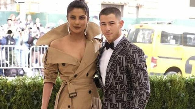 Priyanka Chopra and Nick Jonas at the 2017 Met Gala. Priyanka Chopra and Nick Jonas at the 2017 Met Gala.