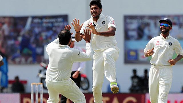 Umesh Yadav was easily the pick of the Indian bowlers against Essex. (AFP)