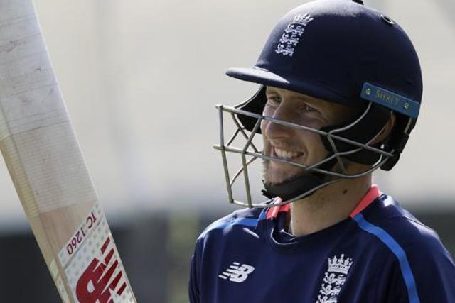England's Joe Root prepares to bat during a training session. (AP) England's Joe Root prepares to bat during a training session. (AP)