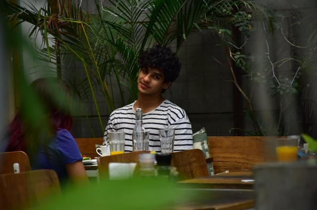 Ishaan Khatter spotted at Kitchen Garden, Bandra.