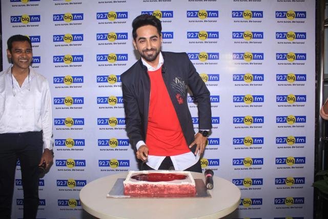 Ayushmaan Khurrana’s was seen at Big FM event. Ayushmaan Khurrana’s was seen at Big FM event.