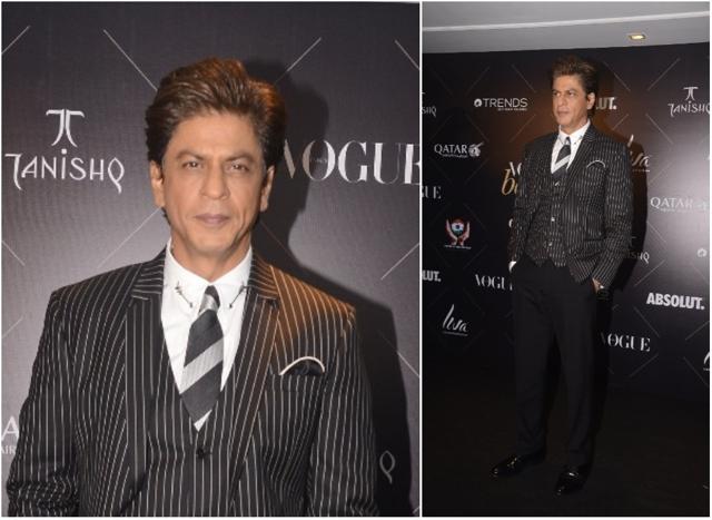 Shah Rukh Khan at the Vogue Beauty Awards. (Viral Bhayani) Shah Rukh Khan at the Vogue Beauty Awards. (Viral Bhayani)