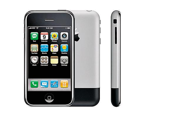 The first iPhone was released on 29 June 2007 and was tagged as the first true smartphone ever The first iPhone was released on 29 June 2007 and was tagged as the first true smartphone ever