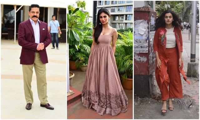 While Kamal Haasan prepares for his next release Vishwaroopam 2, Mouni Roy is busy promoting her film Gold, Taapsee Pannu was seen around Mumbai. While Kamal Haasan prepares for his next release Vishwaroopam 2, Mouni Roy is busy promoting her film Gold, Taapsee Pannu was seen around Mumbai.