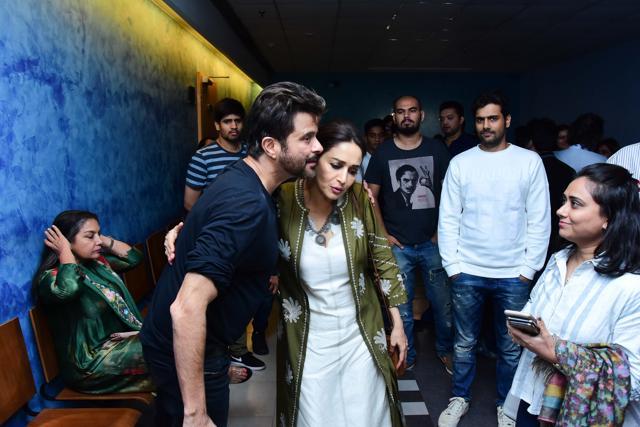 Anil and Madhuri worked in as many as 19 films together. Anil and Madhuri worked in as many as 19 films together.