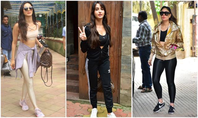 Kiara Advani, Nora Fatehi and Kareena Kapoor Khan in Mumbai. Kiara Advani, Nora Fatehi and Kareena Kapoor Khan in Mumbai.