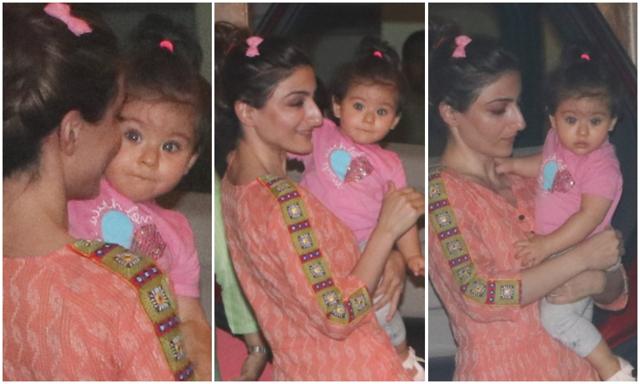 Baby Inaya with her mother Soha Ali Khan. Baby Inaya with her mother Soha Ali Khan.