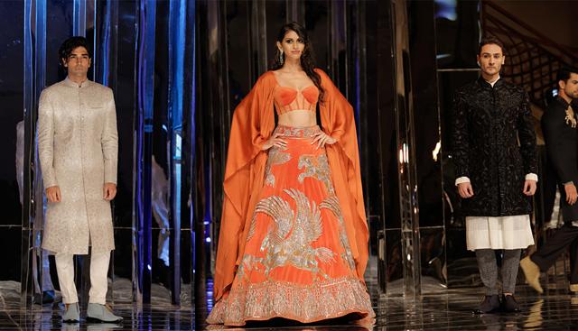 Be it structured menswear or colourful womenswear, there is something for everyone in his collection. Be it structured menswear or colourful womenswear, there is something for everyone in his collection.