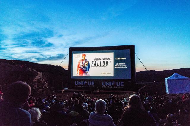 Fans hike up Pulpit Rock where Paramount Pictures organised a special screening of Mission: Impossible - Fallout, in Forsand, Norway. (PTI) Fans hike up Pulpit Rock where Paramount Pictures organised a special screening of Mission: Impossible - Fallout, in Forsand, Norway. (PTI)