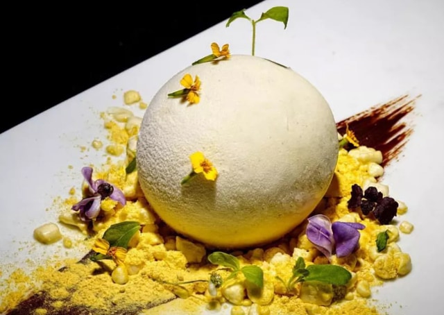 Gaggan’s Mango Snowball.