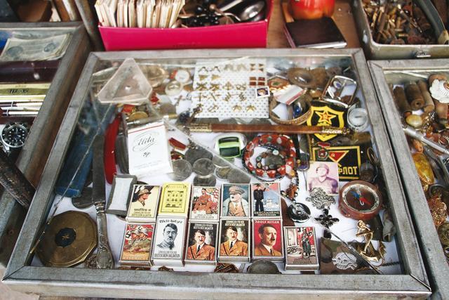 Nazi propaganda was everywhere, even on matchboxes. Yesterday’s misery is today’s merchandise... (Don Sebastian) Nazi propaganda was everywhere, even on matchboxes. Yesterday’s misery is today’s merchandise... (Don Sebastian)