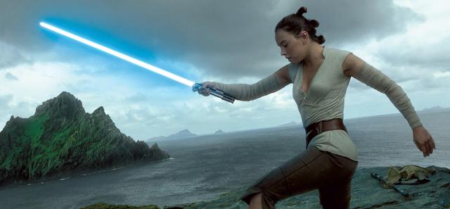 Daisy Ridley in a still from Star Wars: The Last Jedi. Daisy Ridley in a still from Star Wars: The Last Jedi.