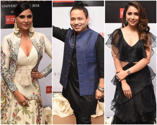 Lara Dutta and Kailash Kher were in attendance at Miss Diva 2018 event in Delhi. Lara Dutta and Kailash Kher were in attendance at Miss Diva 2018 event in Delhi.
