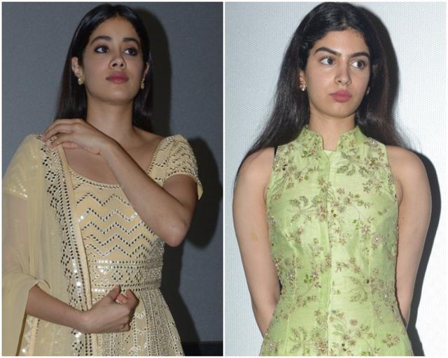 Janhvi Kapoor and Khushi at a special screening by Films Division of Sridevi’s films in Delhi. Janhvi Kapoor and Khushi at a special screening by Films Division of Sridevi’s films in Delhi.