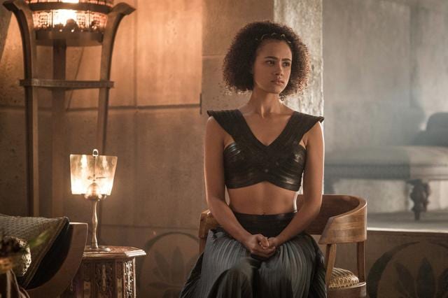 Nathalie Emmanuel joined Game of Thrones in season 1. Nathalie Emmanuel joined Game of Thrones in season 1.