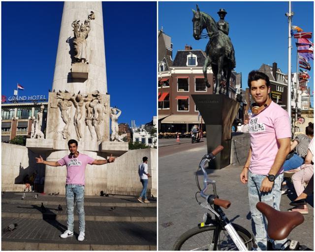 Sharad Malhotra’s Europe tour. Sharad Malhotra’s Europe tour.