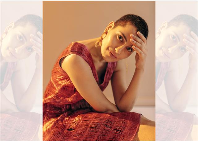 Dress, Rimzim Dadu; earrings, Eurumme; footwear, Clarks (Farhan Hussain) Dress, Rimzim Dadu; earrings, Eurumme; footwear, Clarks (Farhan Hussain)