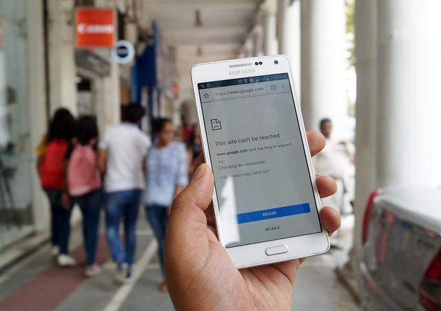 We tested the Wi-Fi around Connaught Place. (Gokul V.Shine/HT Photo)