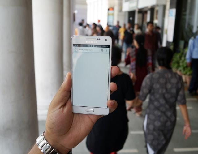 We tested the Wi-Fi around Connaught Place. (Gokul V.Shine/HT Photo)