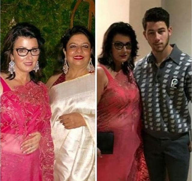 Priyanka Chopra’s mother Madhu with Nick Jonas’ mother Denise.