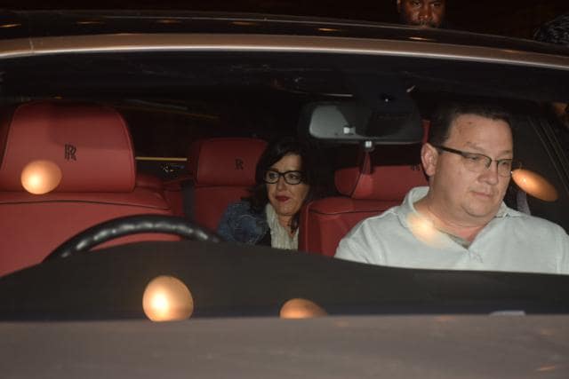 Nick’s parents reach Mumbai airport. Nick’s parents reach Mumbai airport.