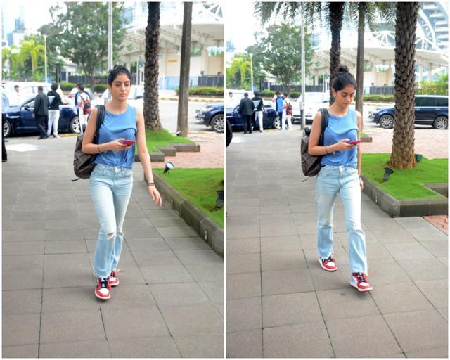 Navya Naveli Nanda at Bandra Kurla Complex. Navya Naveli Nanda at Bandra Kurla Complex.