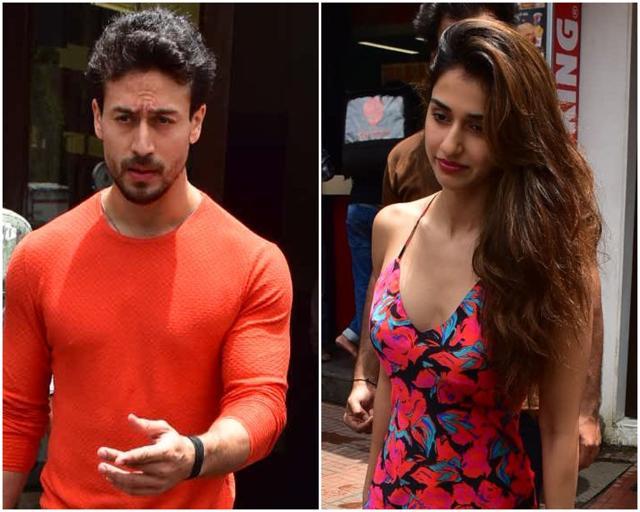 Tiger Shroff and Disha Patani spotted at Bastian in Bandra.