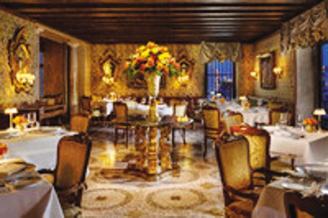 There are grand restaurants in Venice, like the Club del Doge at the Gritti Palace There are grand restaurants in Venice, like the Club del Doge at the Gritti Palace