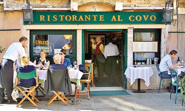 Al Covo has maintained its standards despite the influx of American tourists (Shutterstock) Al Covo has maintained its standards despite the influx of American tourists (Shutterstock)