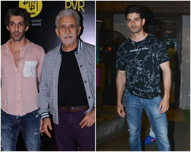 Naseeruddin Shah and Jim Sarbh seen at a Mami special screening while Suraj Pancholi was spotted at Hakim Alim salon, Bandra. Naseeruddin Shah and Jim Sarbh seen at a Mami special screening while Suraj Pancholi was spotted at Hakim Alim salon, Bandra.